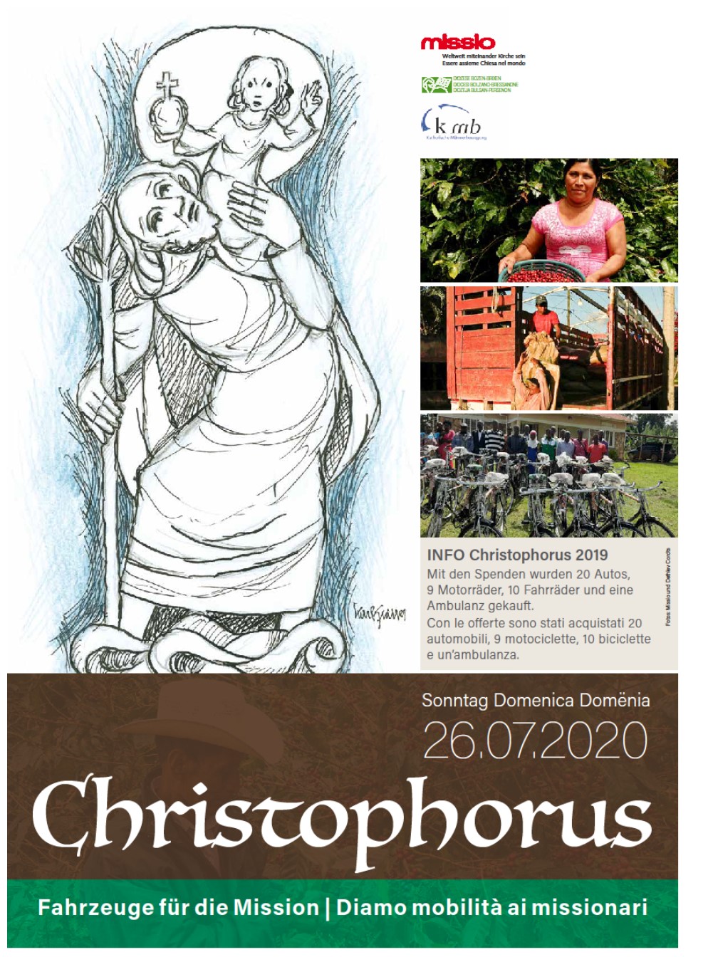 Plakat Christophorussonntag 2020