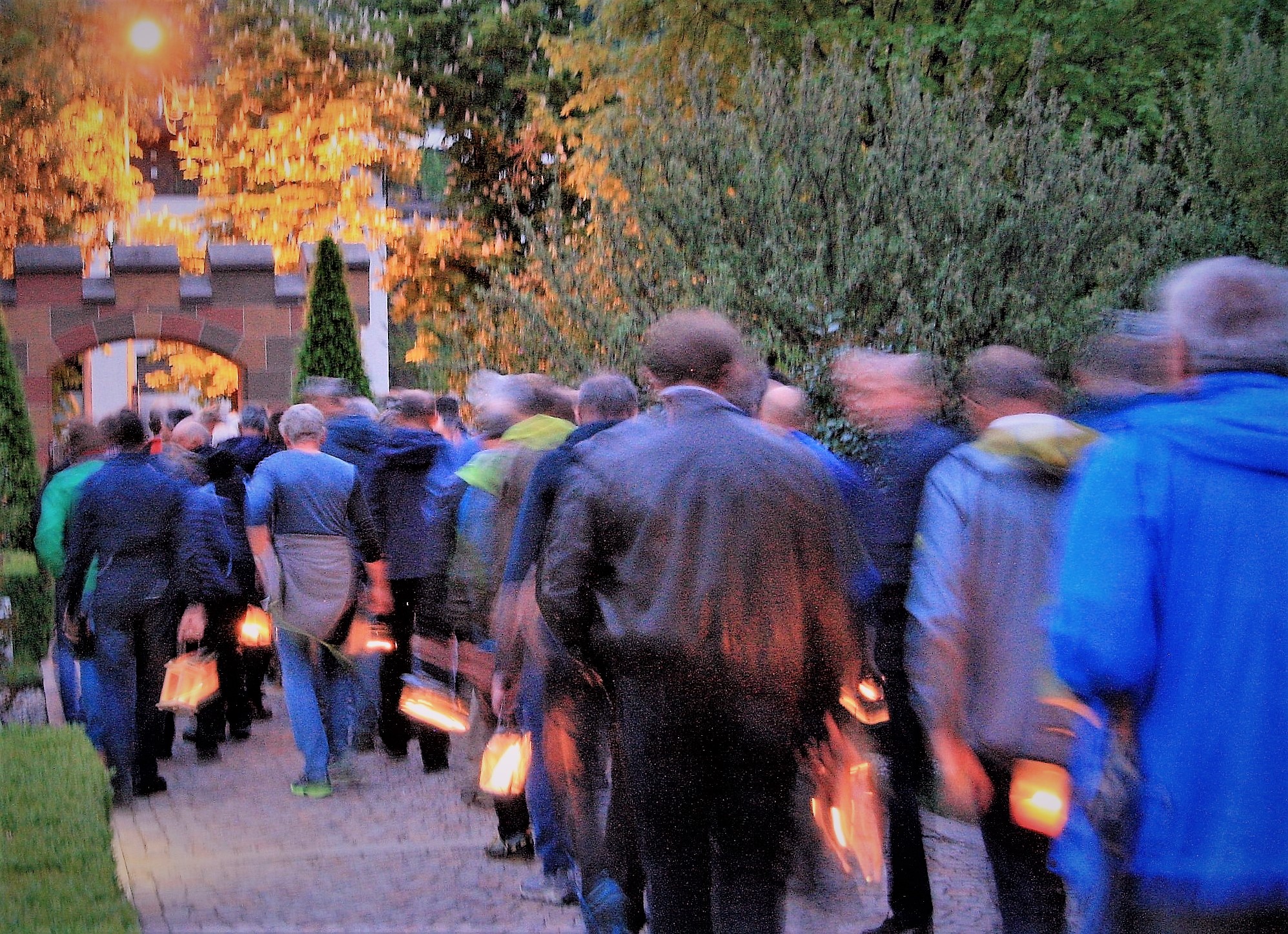 Beginn der Prozession